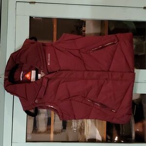 Columbia Women's Omni-heat Plum Purple Vest Size Medium